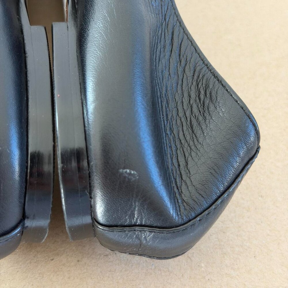 Madewell The Greta Ballet Flat in True Black, Size 8 - Picture 11 of 12